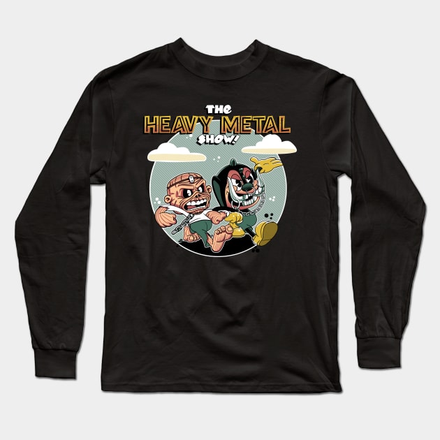 Heavy Metal show Long Sleeve T-Shirt by Roni Nucleart